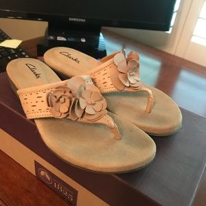 Clarks Floral Sandal